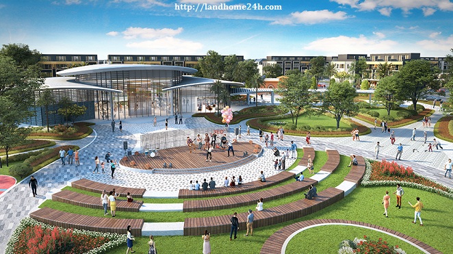 Khu tiện ích với đầy đủ trung tâm mua sắm, dịch vụ, vui chơi giải trí ...