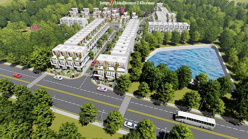 Toàn cảnh khu dự án 70 Lô bãi Dài