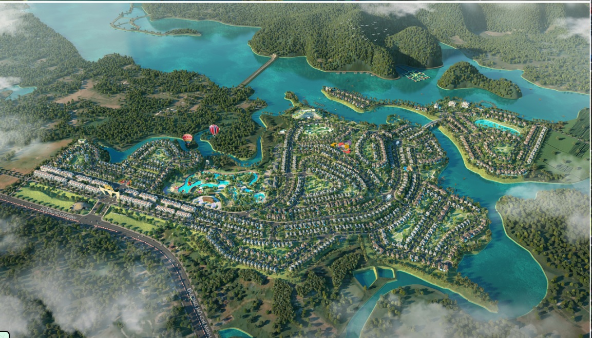 Khu nghỉ dưỡng Utopia đang xây dựng