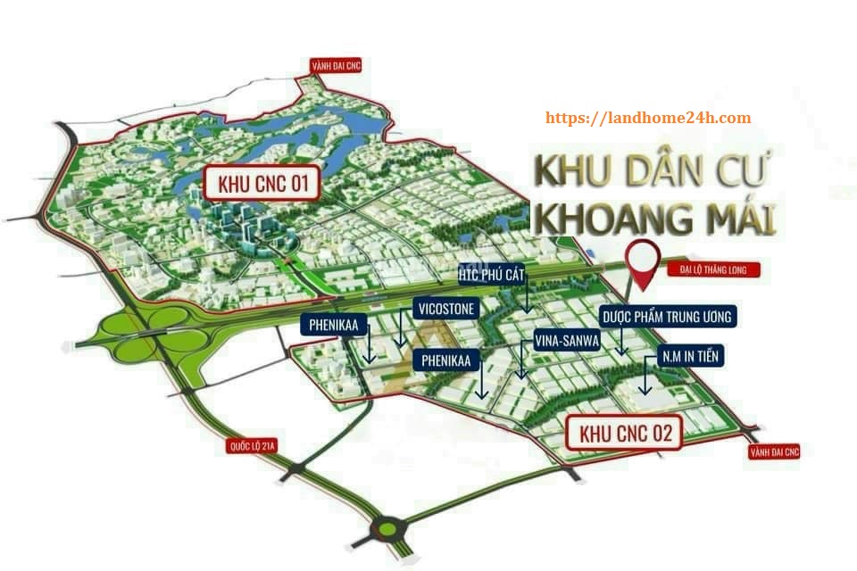 Bán đất nền Khoang Mái - Đồng Trúc, vị trí đẹp nhất - kim cương tại Hòa Lạc