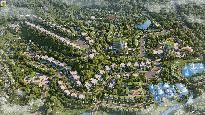 Toàn cảnh khu nghỉ dưỡng Ivory Villas & Resort